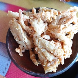 Austernpilze in Parmesan