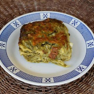 Brokkoli-Champignon-Lasagne