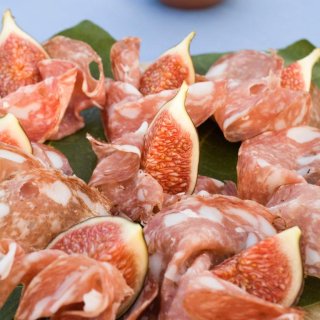 Feigen mit Salami