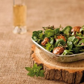 Feldsalat mit Bierdressing