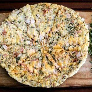 Flammkuchen Ziegenkäse