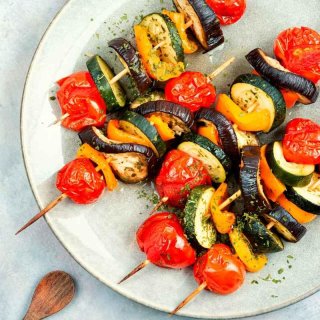 Gemüsetürmchen gegrillt