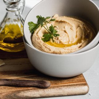 Hummus aus fränkischen Kichererbsen