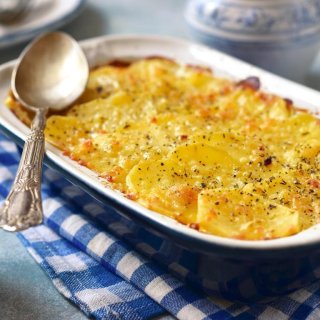 Kartoffel-Sellerie-Gratin