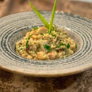 Mairübchen-Risotto