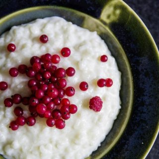 Milchreis mit Granatapfel