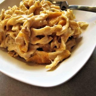 Paprika-Nudelauflauf