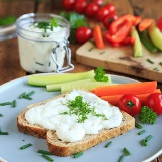 Gurken-Quark-Sandwich