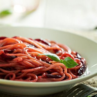 Rote Bete-Nudeln