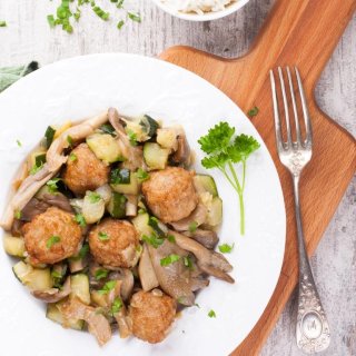 Zucchini-Tofu-Pfanne