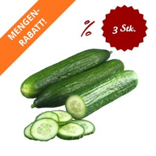 3x Schlangengurken