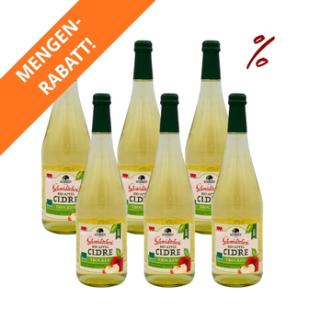 6x Cidre mild aus der Region