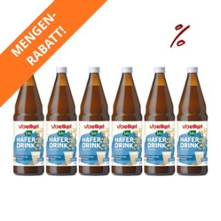 6x Haferdrink Voelkel Glasflasche