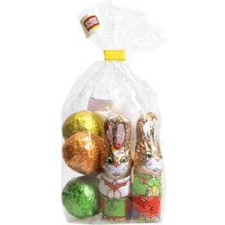 Buntes Schokoladen-Osternest