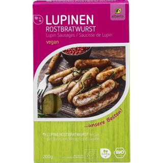 Lupinen-Bratwürstchen