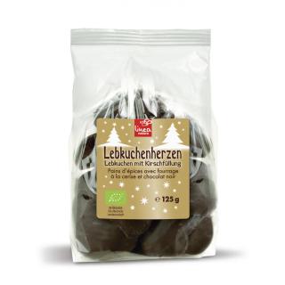 Lebkuchenherzen gefüllt vegan