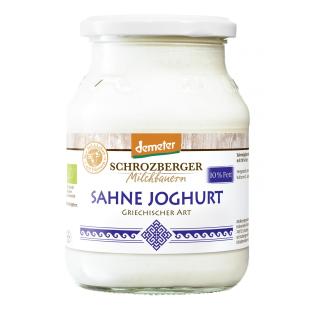 Sahnejoghurt griechischer Art im Glas