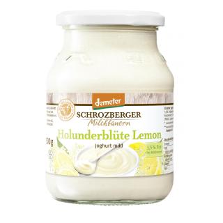 Joghurt Holunderblüte Lemon 500g im Glas