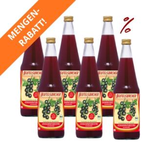 6x Schwarzer Johannisbeersaft Beutelsbacher