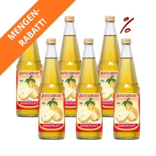 6x Birnensaft Beutelsbacher