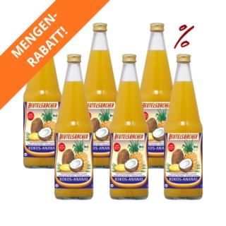6x Kokos-Ananassaft Beutelsbacher