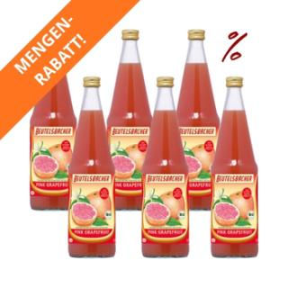 6x Pink Grapefruitsaft Beutelsbacher