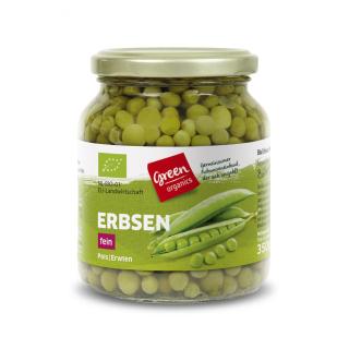 Erbsen fein im Glas