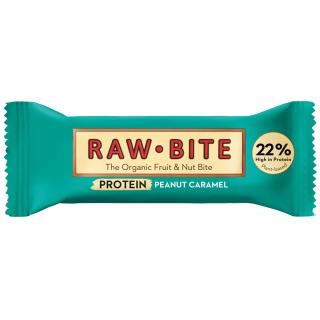RAW BITE Peanut-Caramel Protein Riegel