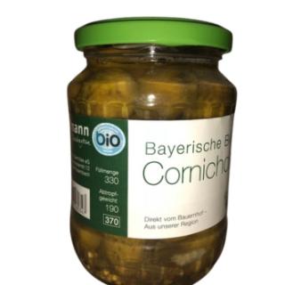 Cornichons im Glas aus Bayern
