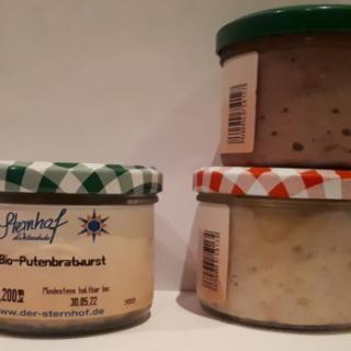 Putenbratwurst im Glas