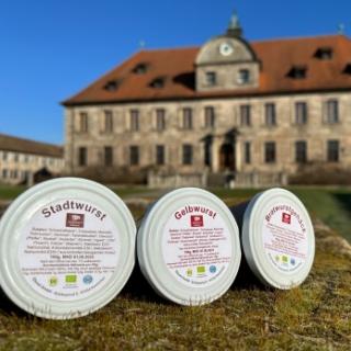 4 Wurstgläser Landgut Schwein