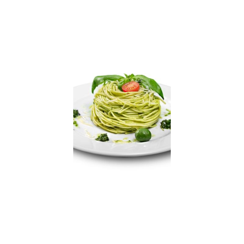 Spaghetti mit Koriander-Pesto