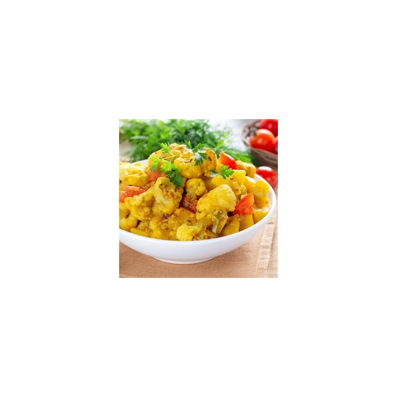 Blumenkohlfrischkost mit Currygewürz