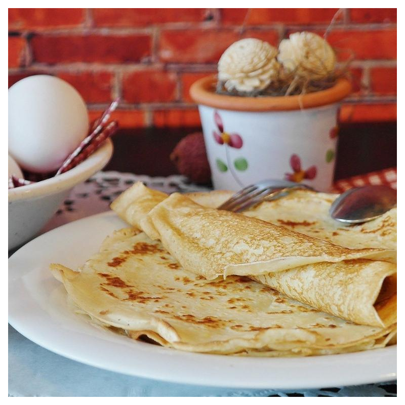 Blutorangen-Crêpes