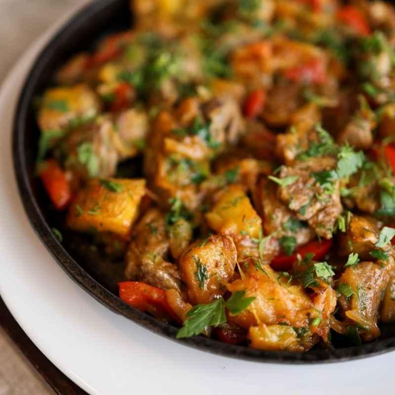 Geschnetzeltes mit Paprika