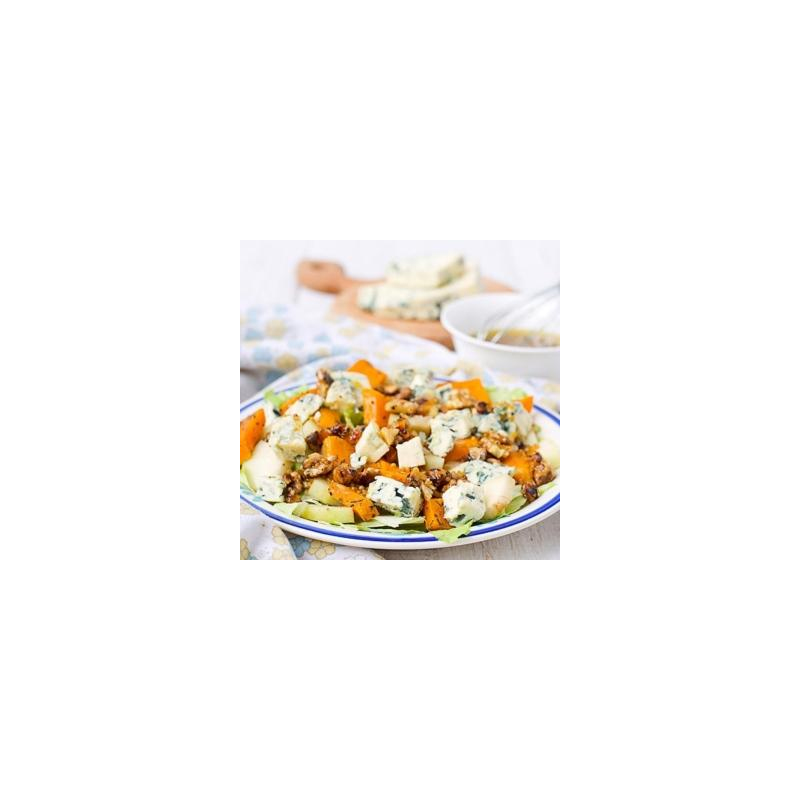 Salat mit Kürbis und Birne
