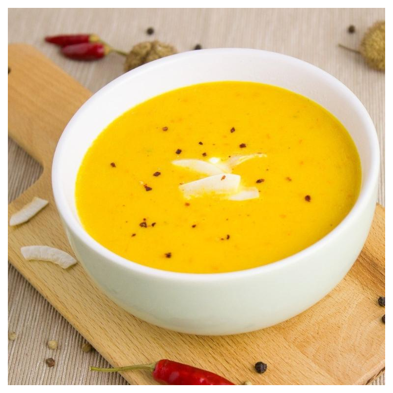 Kürbis-Curry-Suppe