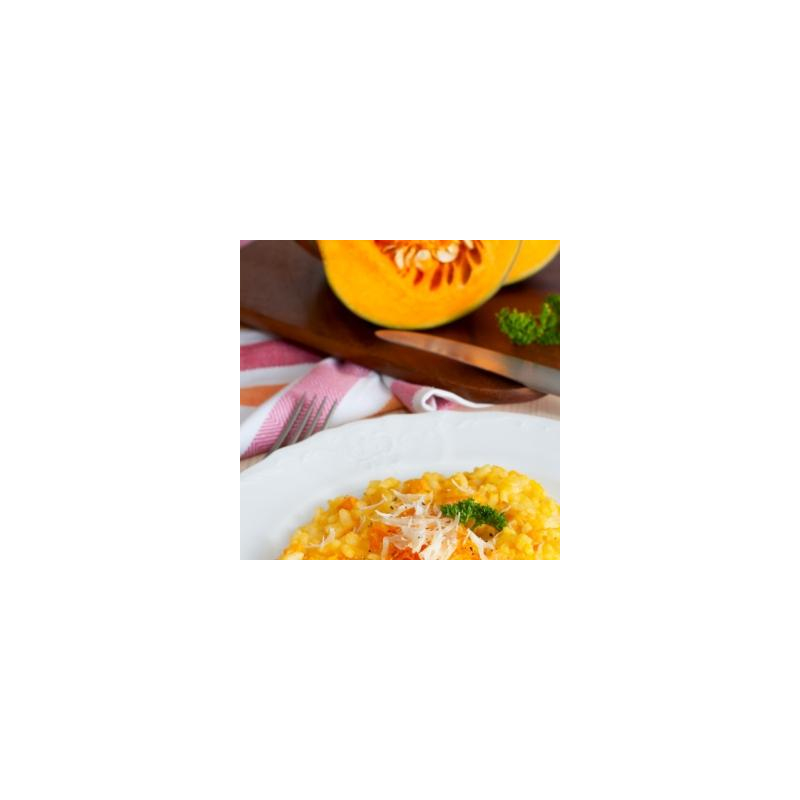Risotto vom grünen Hokkaido-Kürbis