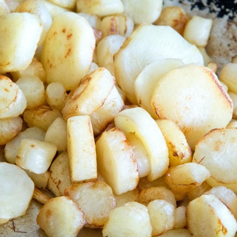 Pastinaken-Gemüsebeilage