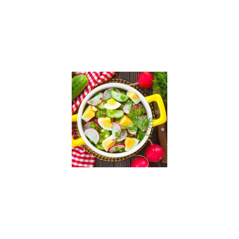 Rettich-Radieschen-Salat mit Senf-Dressing