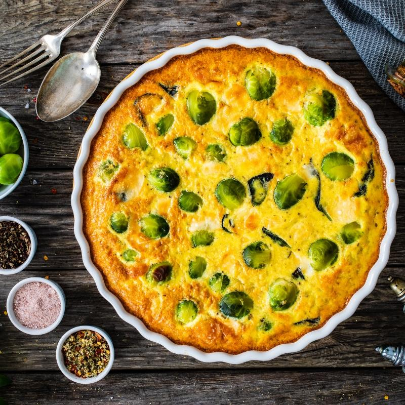 Rosenkohl-Quiche