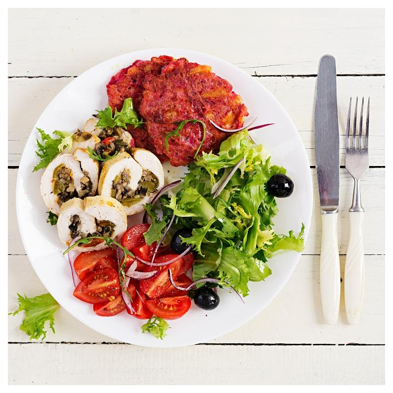 Rote Bete-Puffer