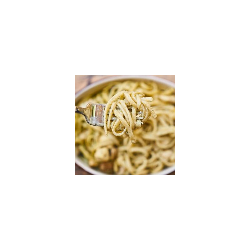 Spaghetti mit Kohlrabi-Cashew-Sauce