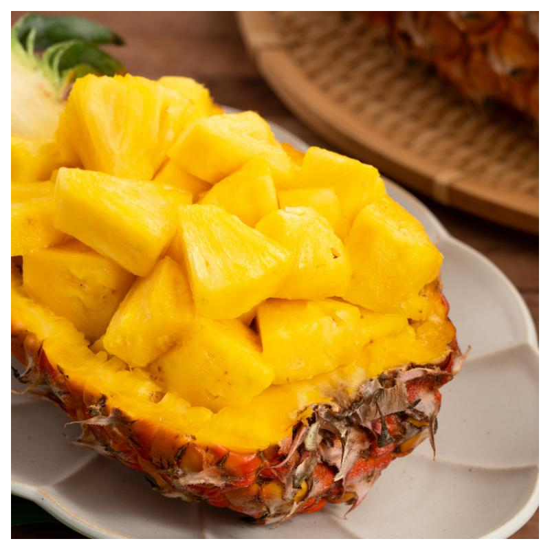 Tropischer Milchreis mit Fruchtspieß