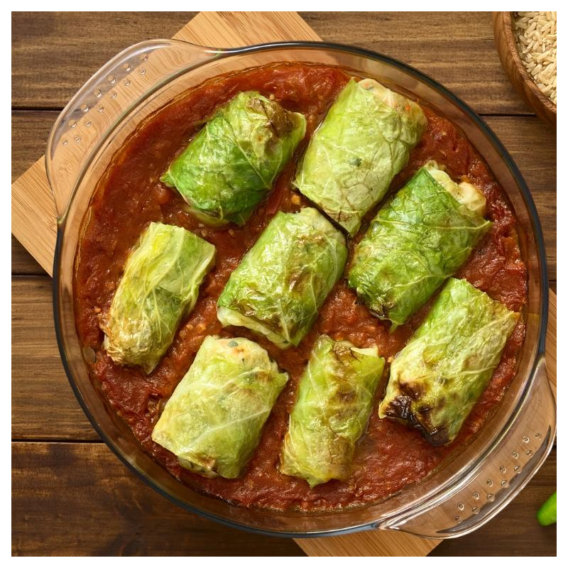 Wirsing-Rouladen vegetarisch