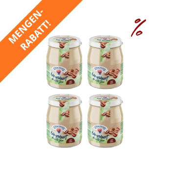 4x Joghurt Kaffee 150g im Glas