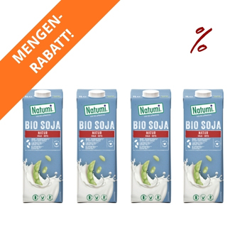 4x Sojadrink ungesüßt Natumi