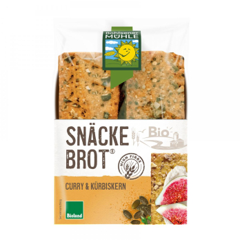 Snäckebrot Curry Kürbiskern