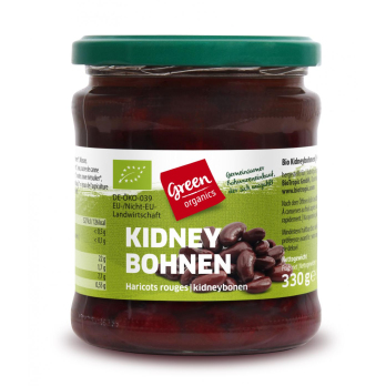 Kidneybohnen im Glas Greenorganics