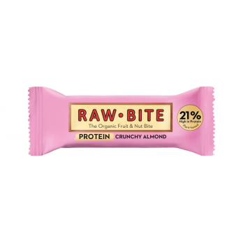 RAW BITE Crunchy Almond Protein Riegel